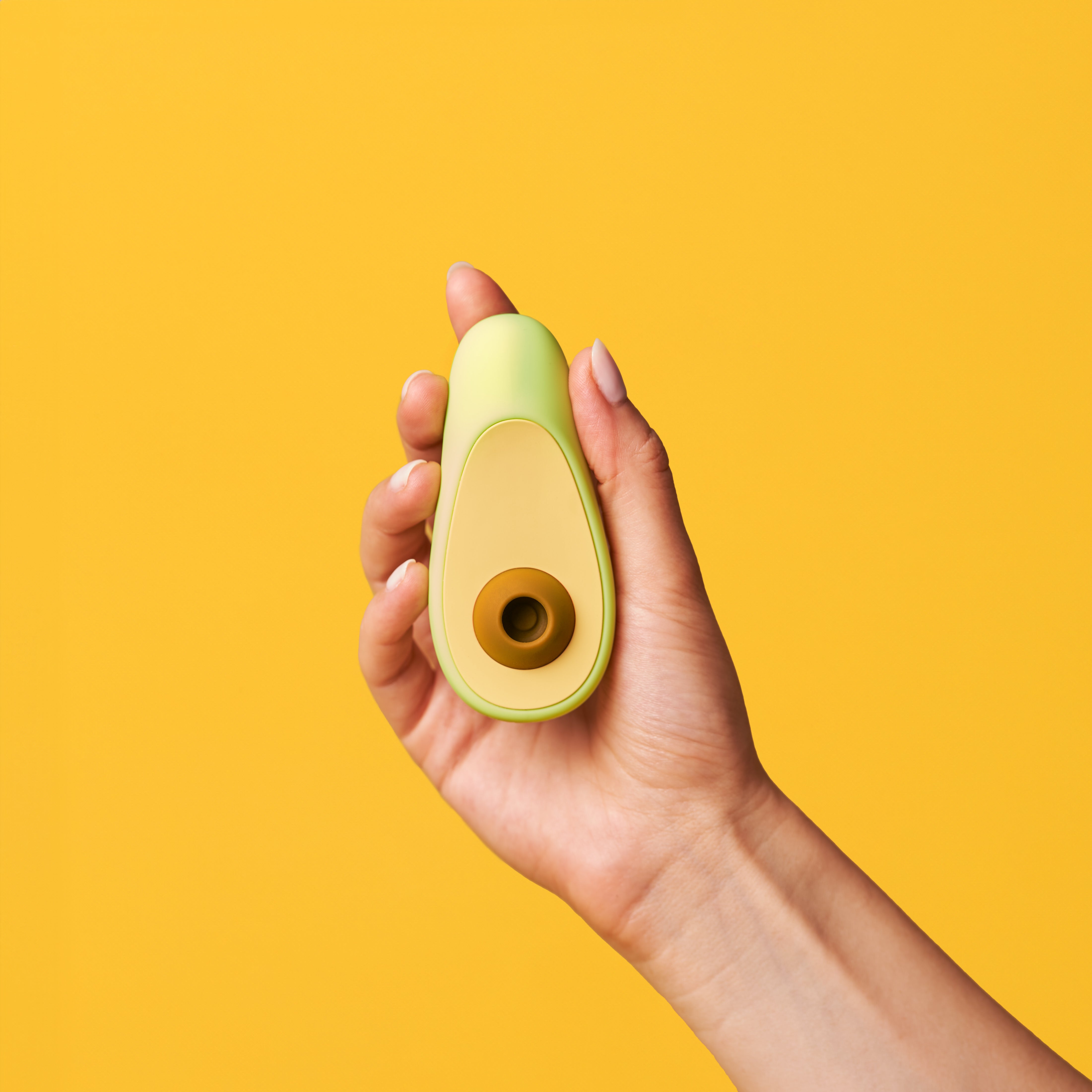 Avocado sex toy — detailed texture